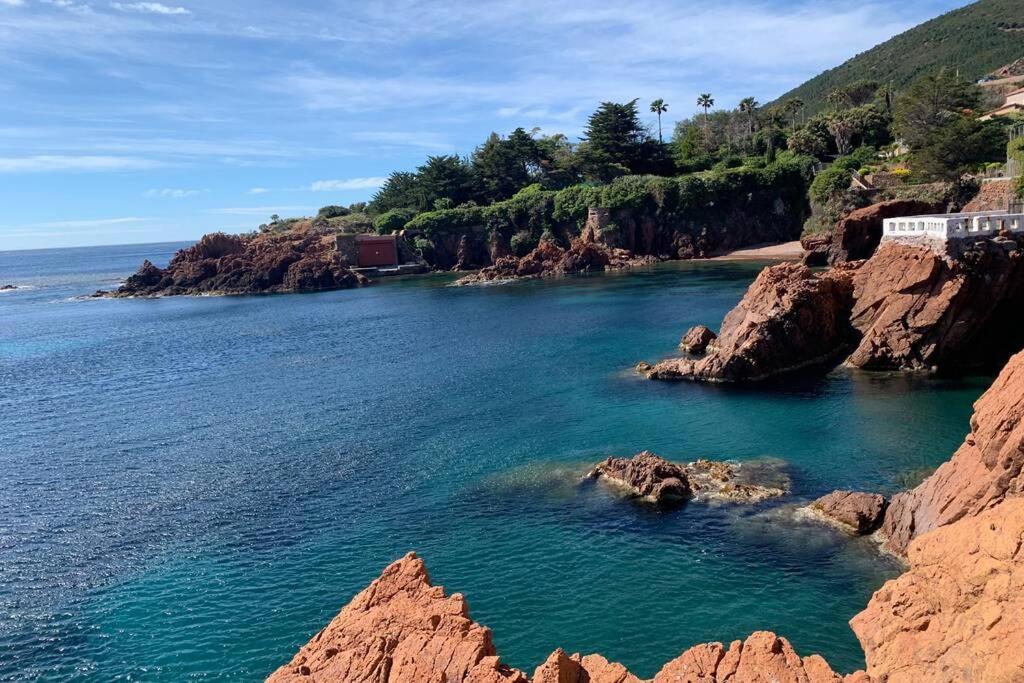 Cap Neree Petit Coin De Paradis Pieds Dans L Eau Saint-Raphaël Exterior foto